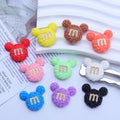 Mickey Preserved Flower Flatback Resin Charms