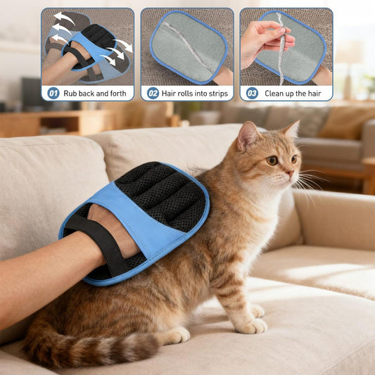 Pet Electrostatic Hair Removal Glove