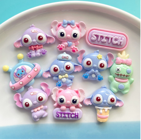New Stitch Series Flatback Resin Charms