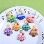 Chrismas Trees Flatback Resin Charms