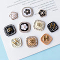 Flower Label Flatback Resin Charms