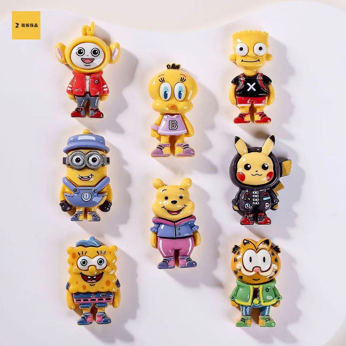 Pooh Baby Series Flatback Resin Charms