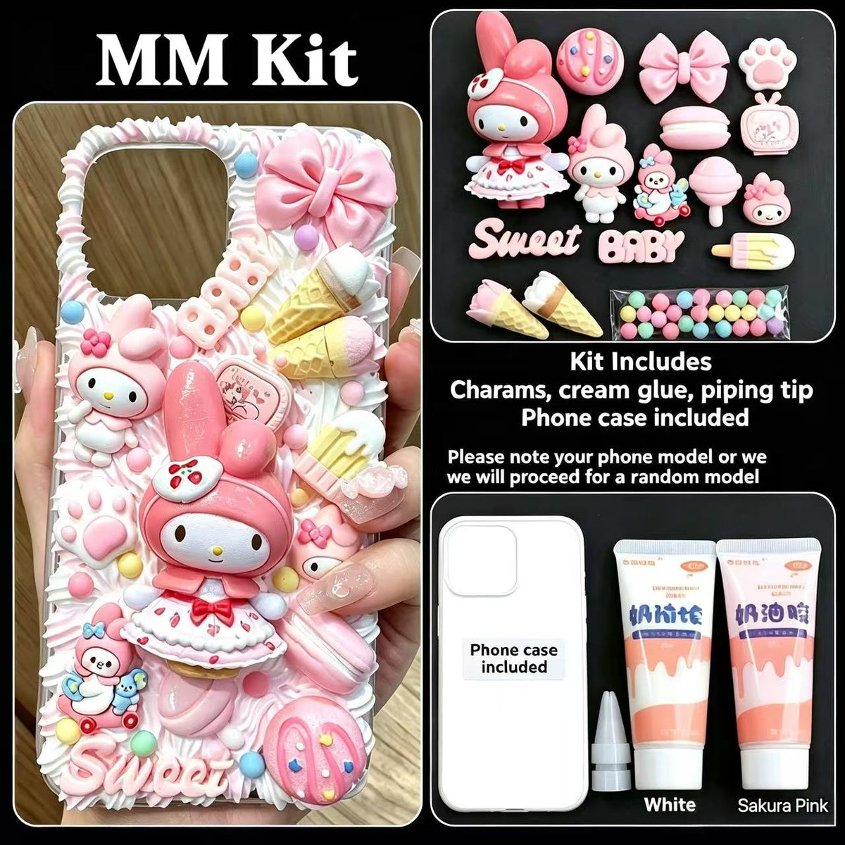 Phone Case Charms Kit