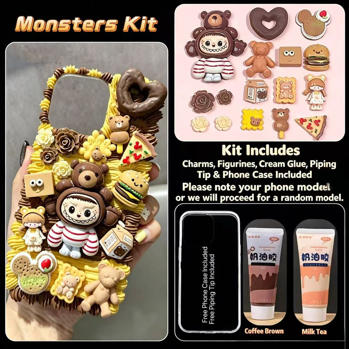 Phone Case Charms Kit