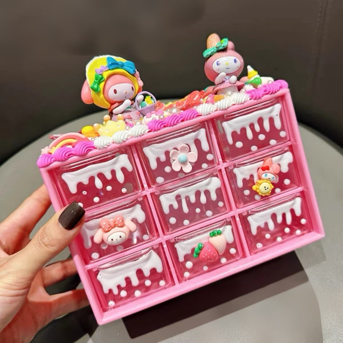 9-Grid Storage Box Charms Kit