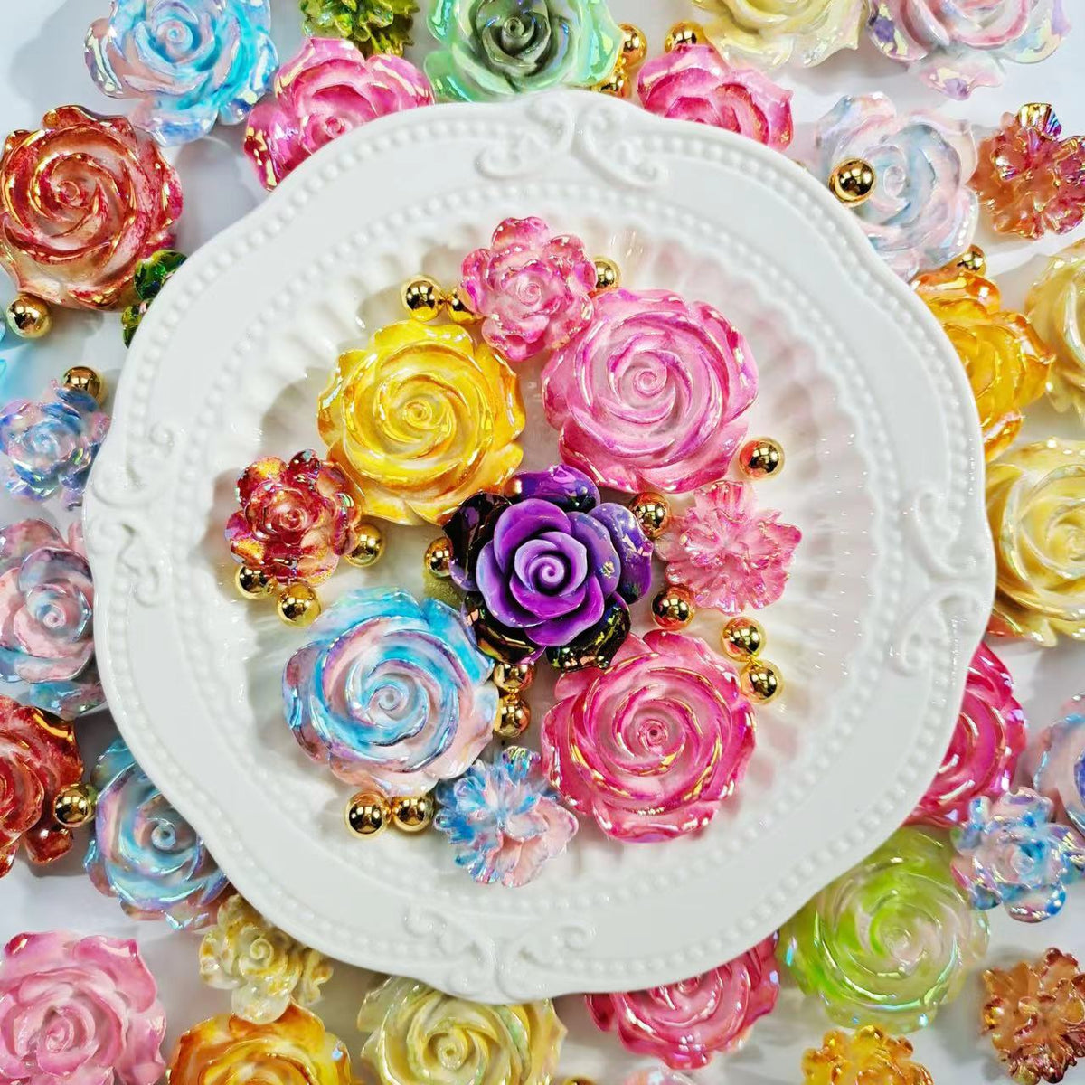 Flower Series Mixed Size Charms