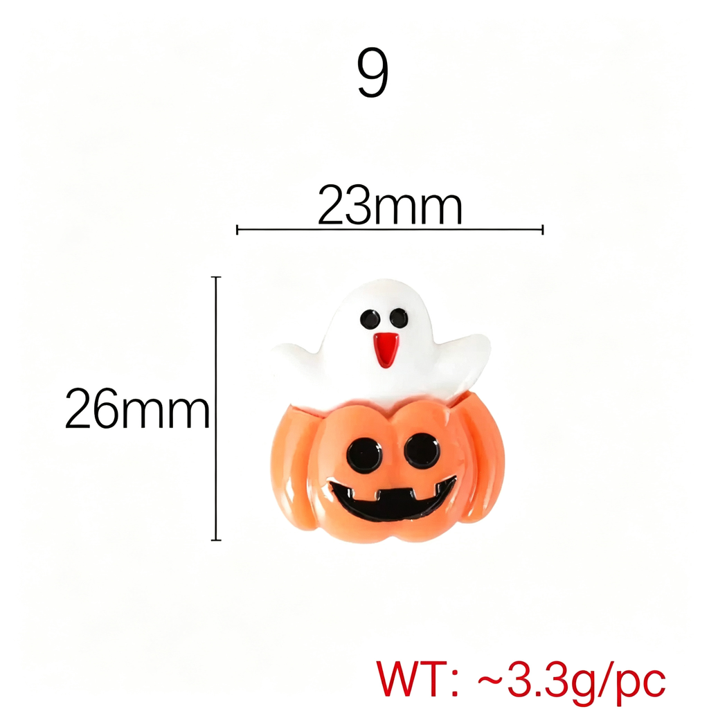 Hollowen Series Flatback Resin Charms