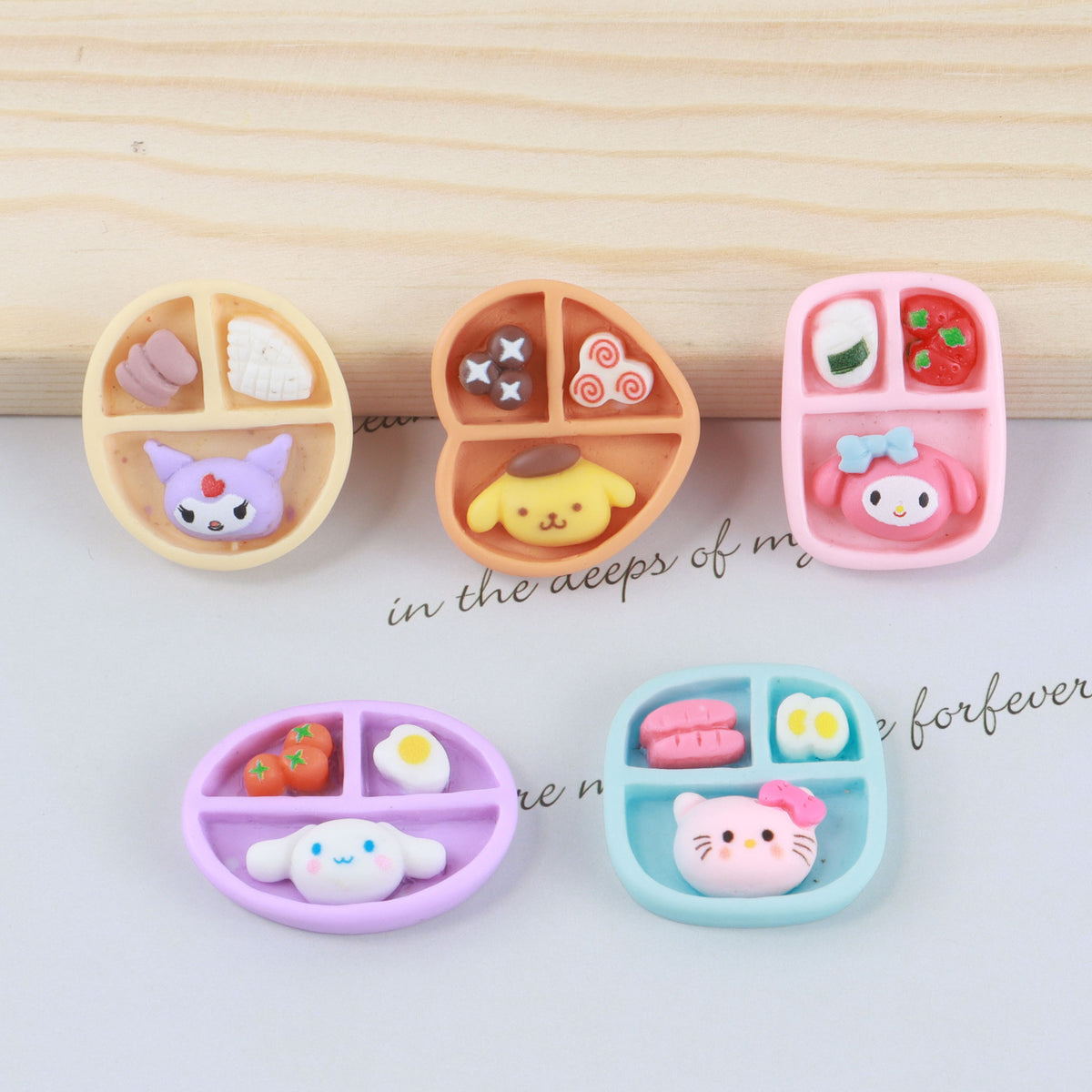 Sro. Meal Plate Flatback Resin Charms