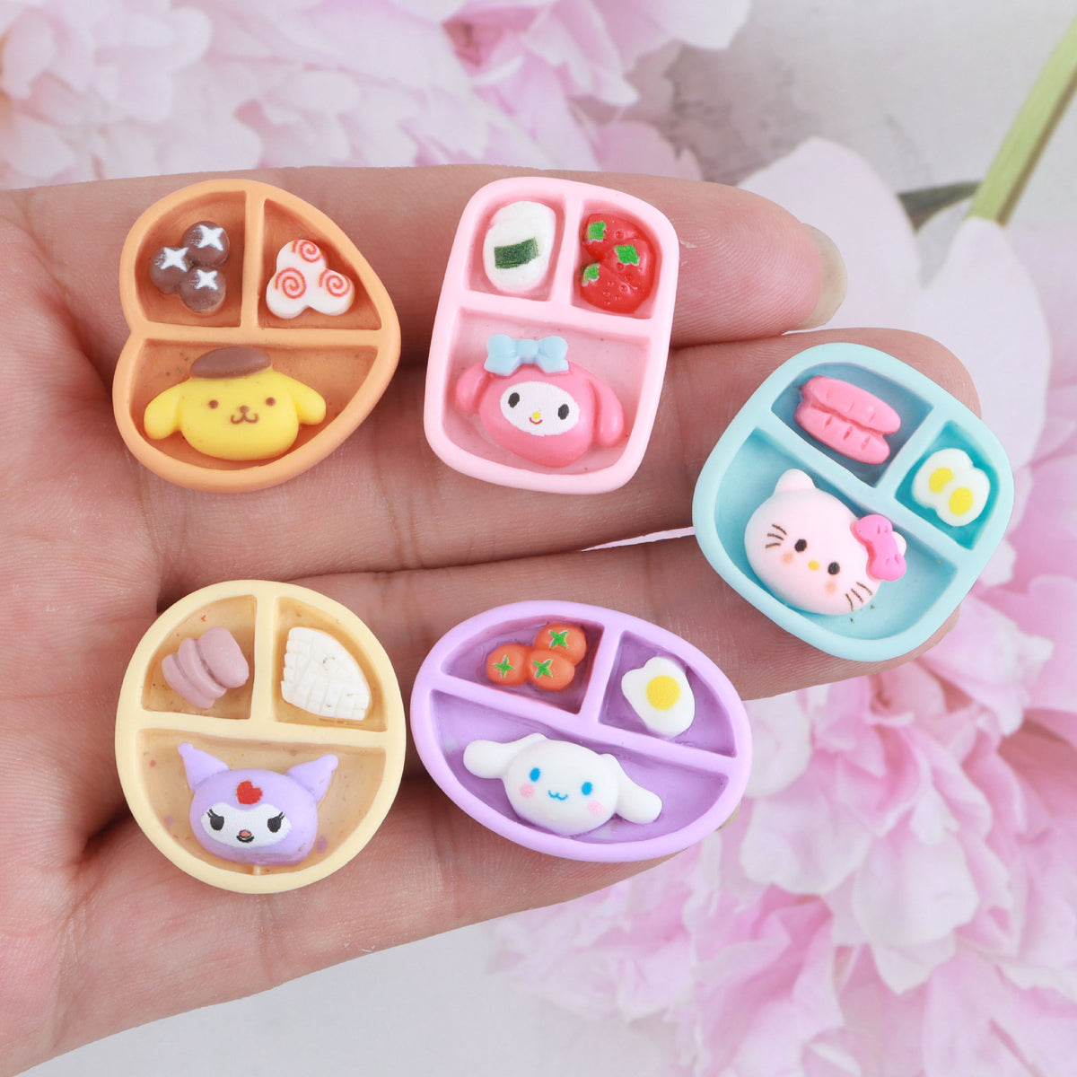 Sro. Meal Plate Flatback Resin Charms