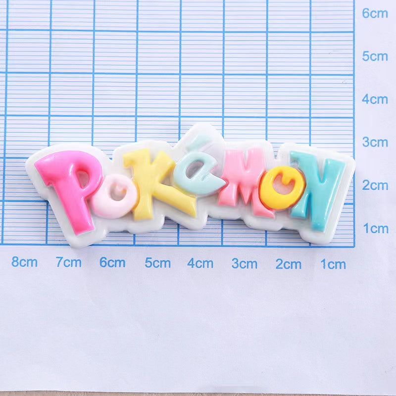 Pokemon Flatback Resin Big Charms
