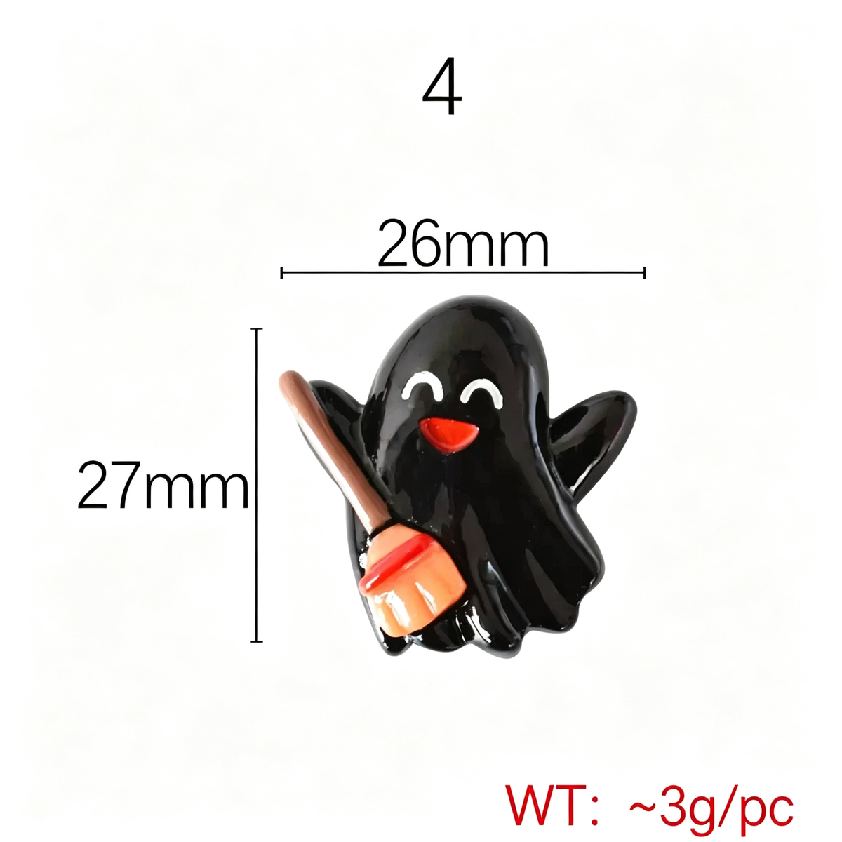 Hollowen Series Flatback Resin Charms