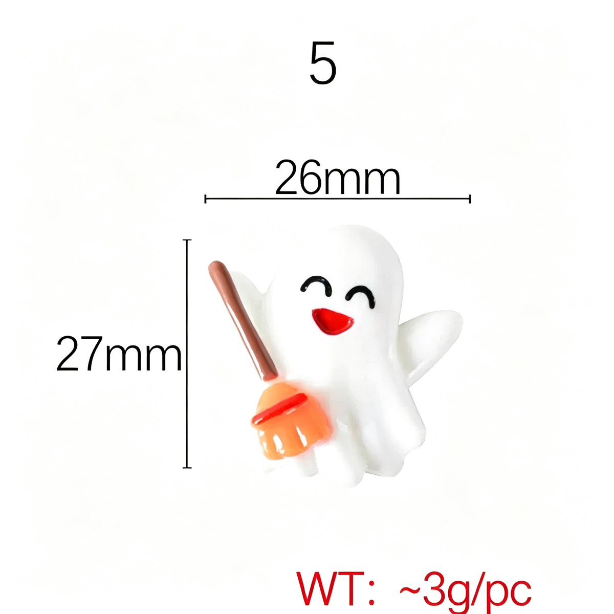 Hollowen Series Flatback Resin Charms
