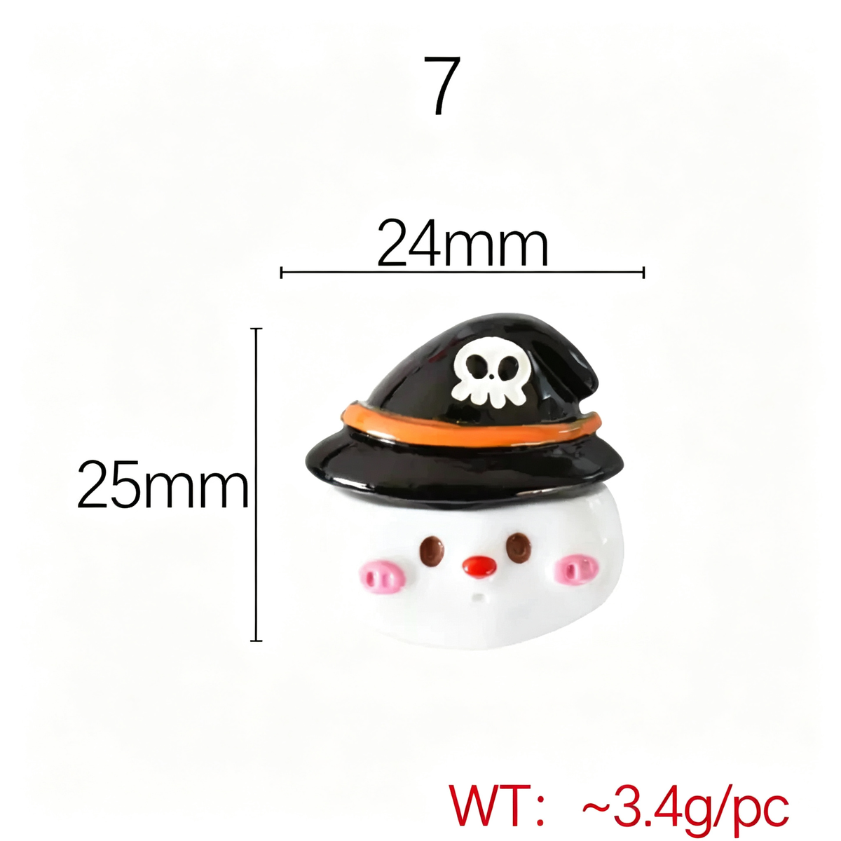 Hollowen Series Flatback Resin Charms