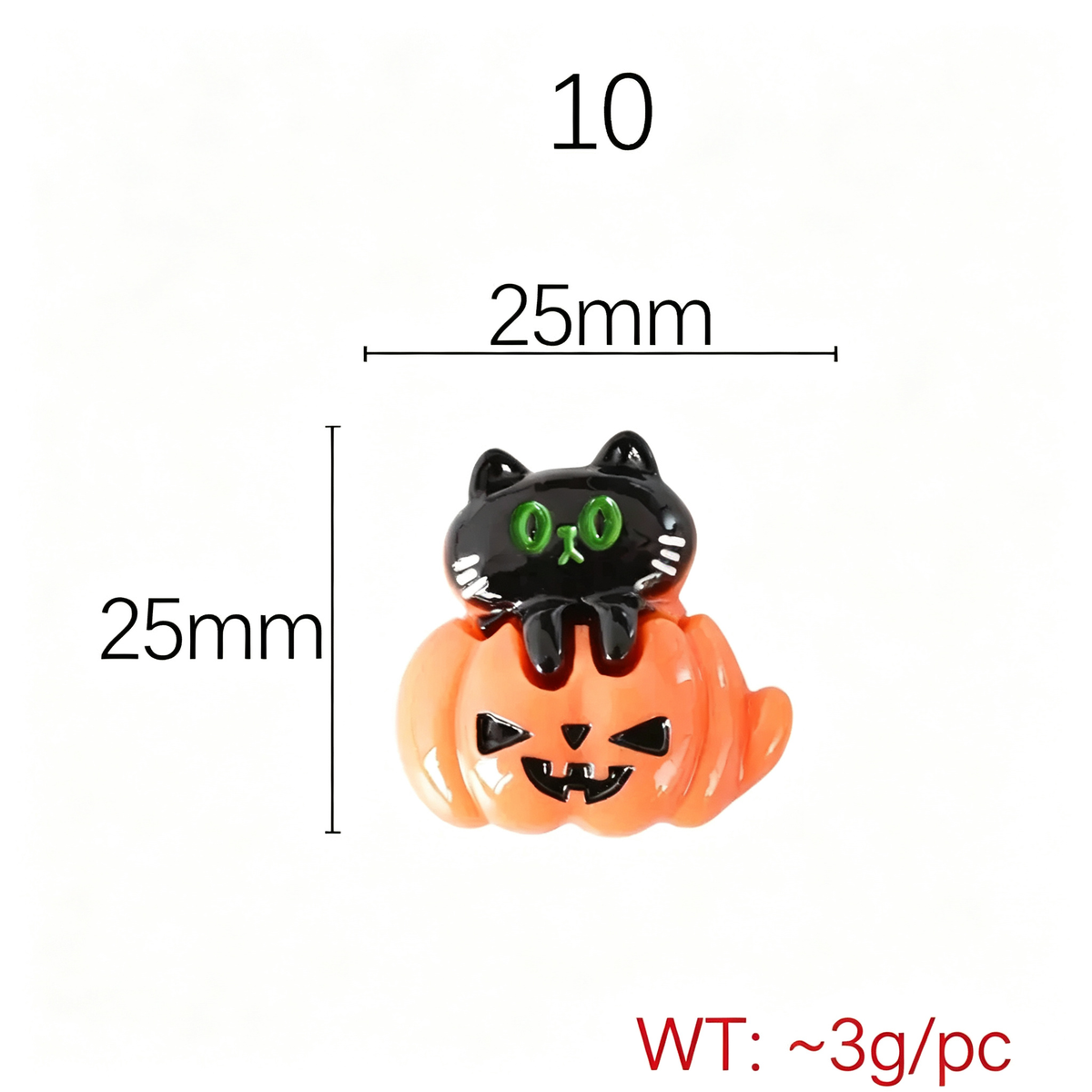 Hollowen Series Flatback Resin Charms