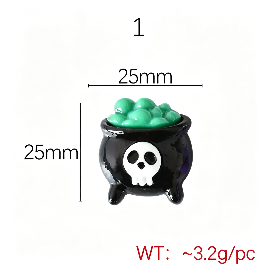 Hollowen Series Flatback Resin Charms