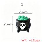Hollowen Series Flatback Resin Charms