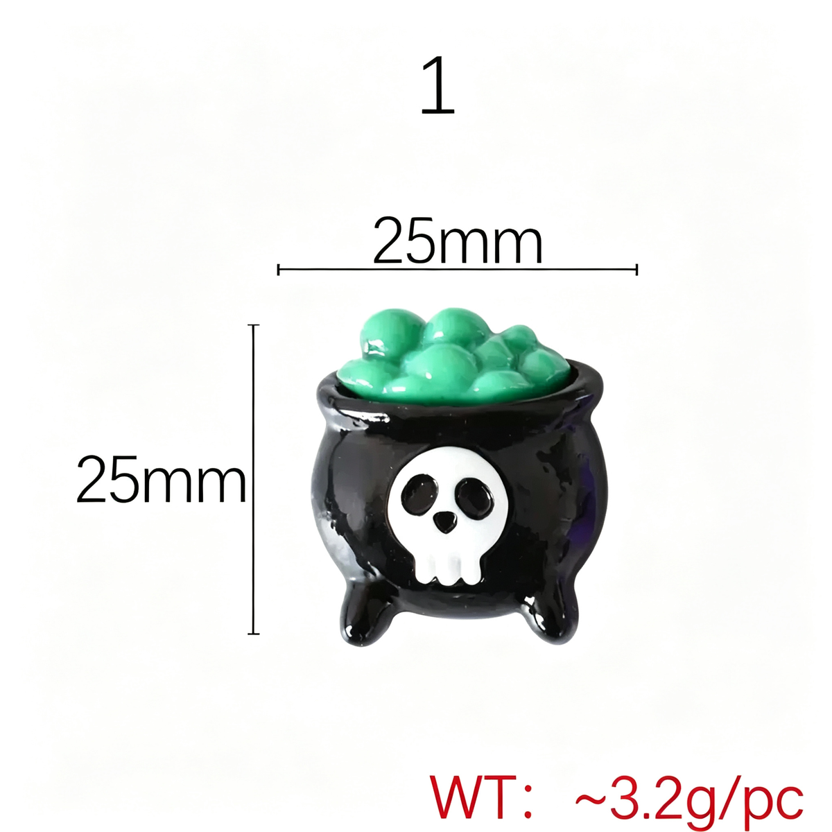 Hollowen Series Flatback Resin Charms