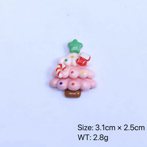 Chrismas Trees Flatback Resin Charms