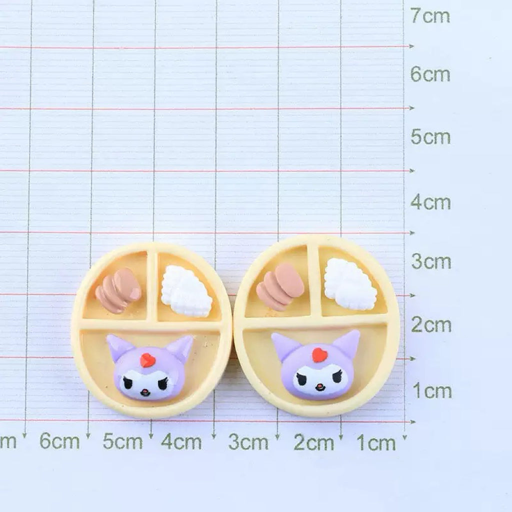 Sro. Meal Plate Flatback Resin Charms