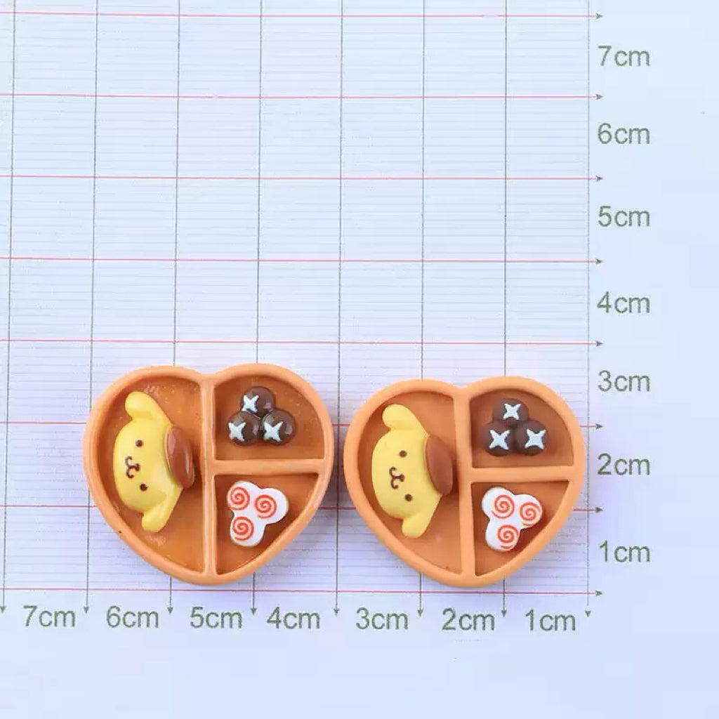Sro. Meal Plate Flatback Resin Charms