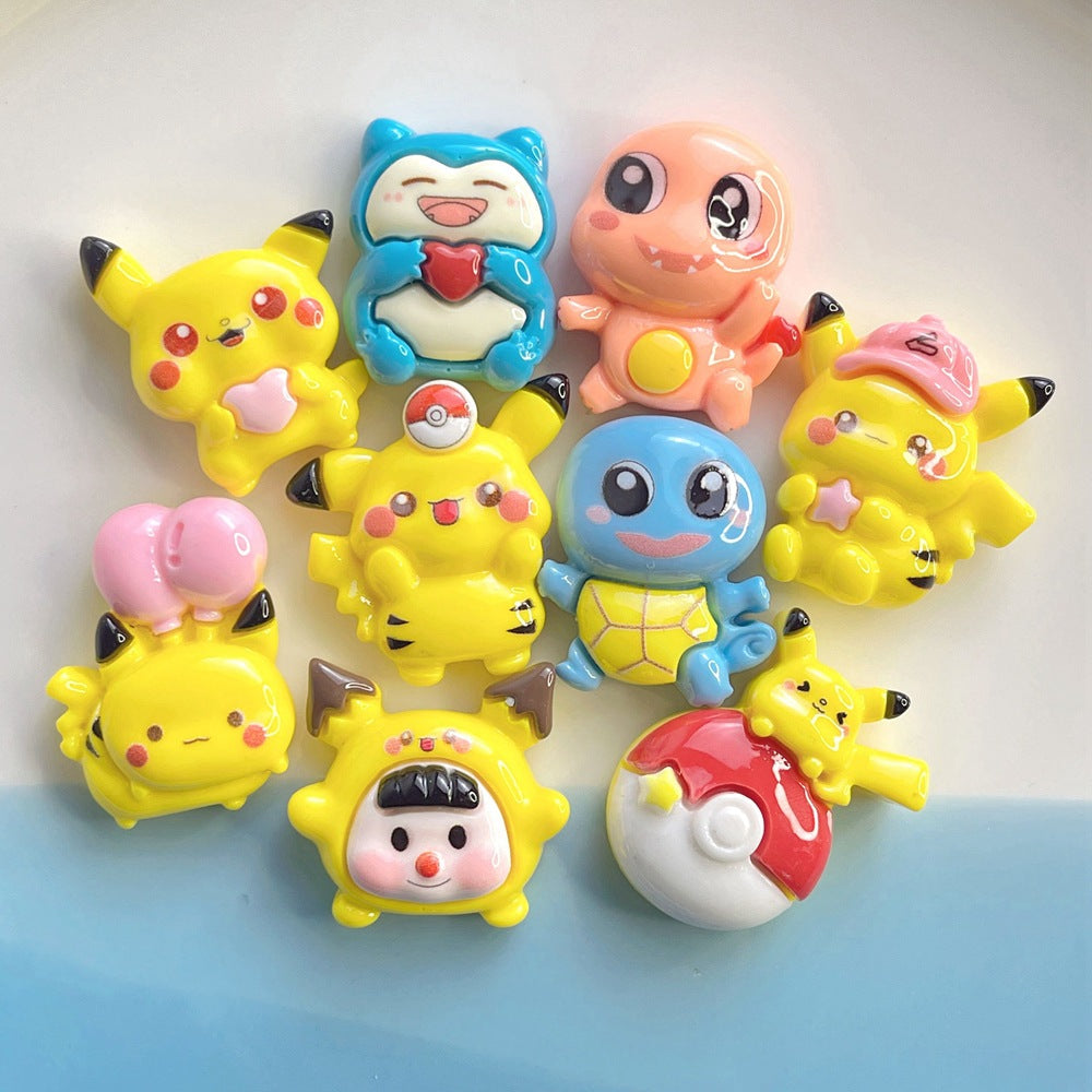 Pokemon Flatback Resin Charms
