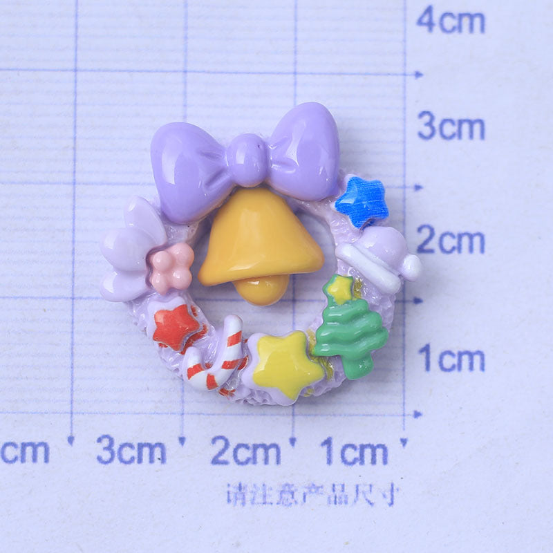 Christmas Ereath Bell Flatback Resin Charms