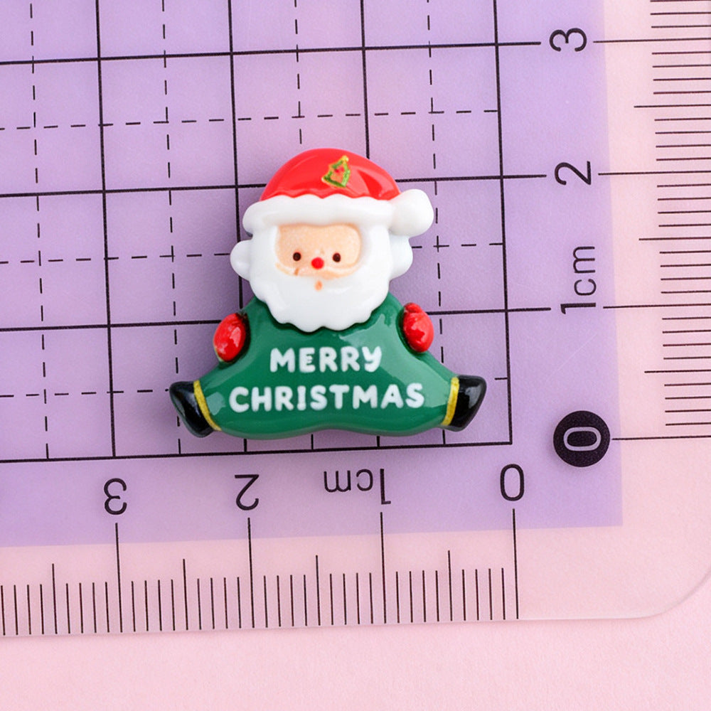 2026 New Chrismas Flatblack Resin Charms