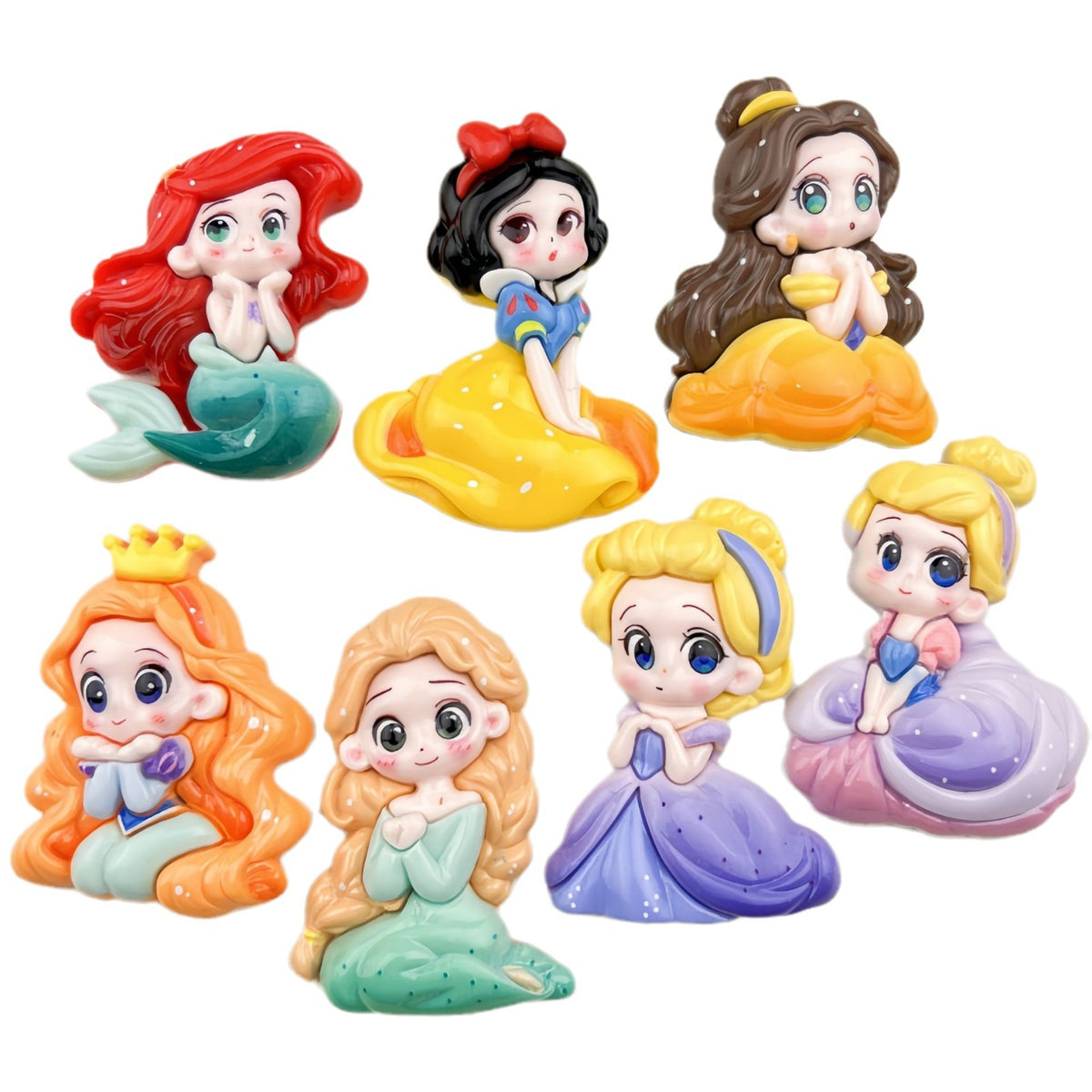 Princess Flatback Resin Big Charms