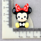Micky Family Flatback Resin Big Charms