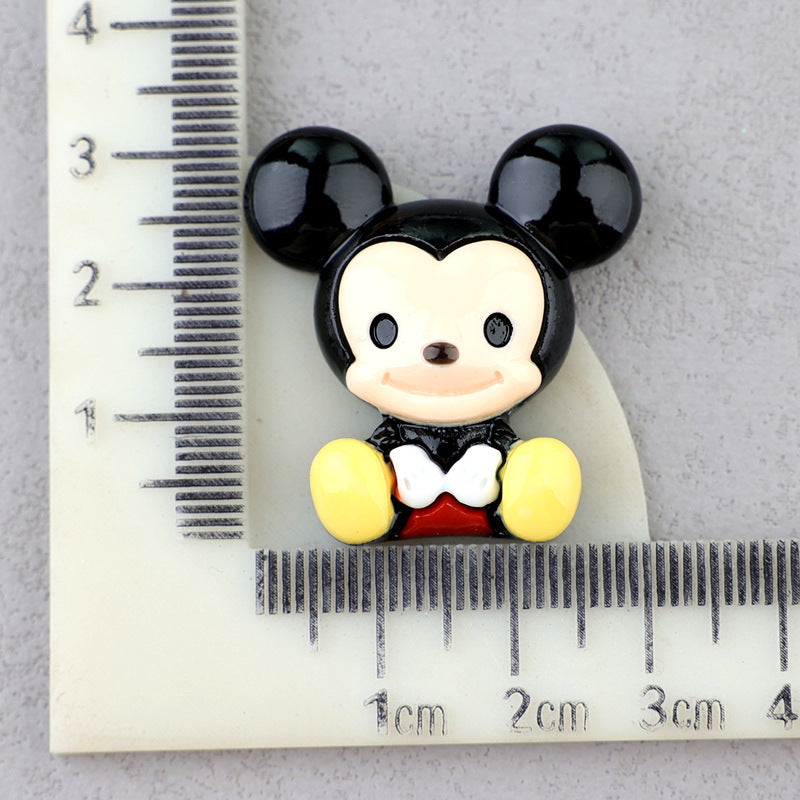 Micky Family Flatback Resin Big Charms