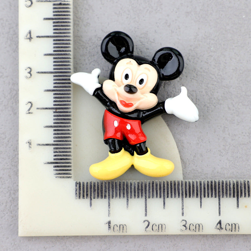Micky Family Flatback Resin Big Charms