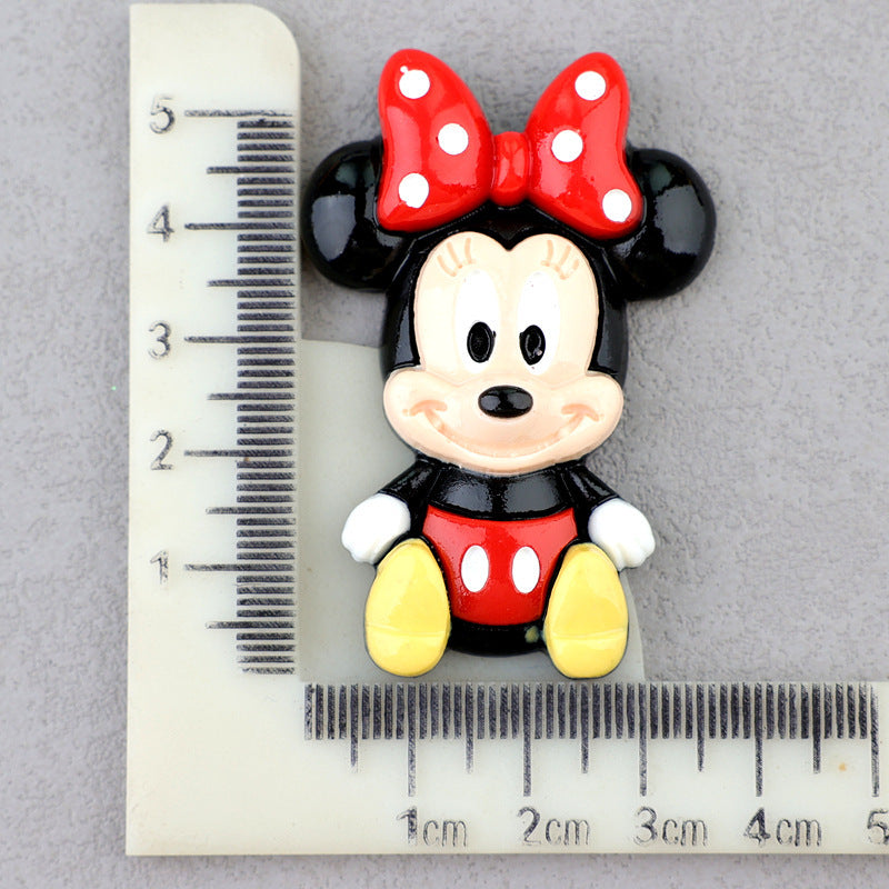 Micky Family Flatback Resin Big Charms