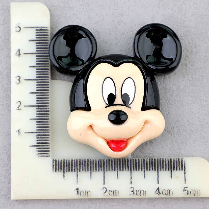 Micky Family Flatback Resin Big Charms
