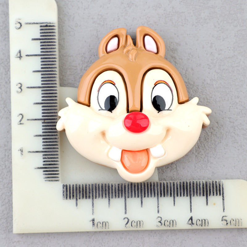 Micky Family Flatback Resin Big Charms
