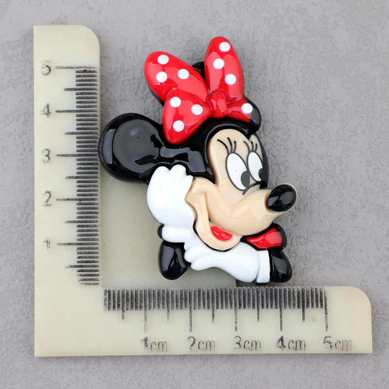 Micky Family Flatback Resin Big Charms