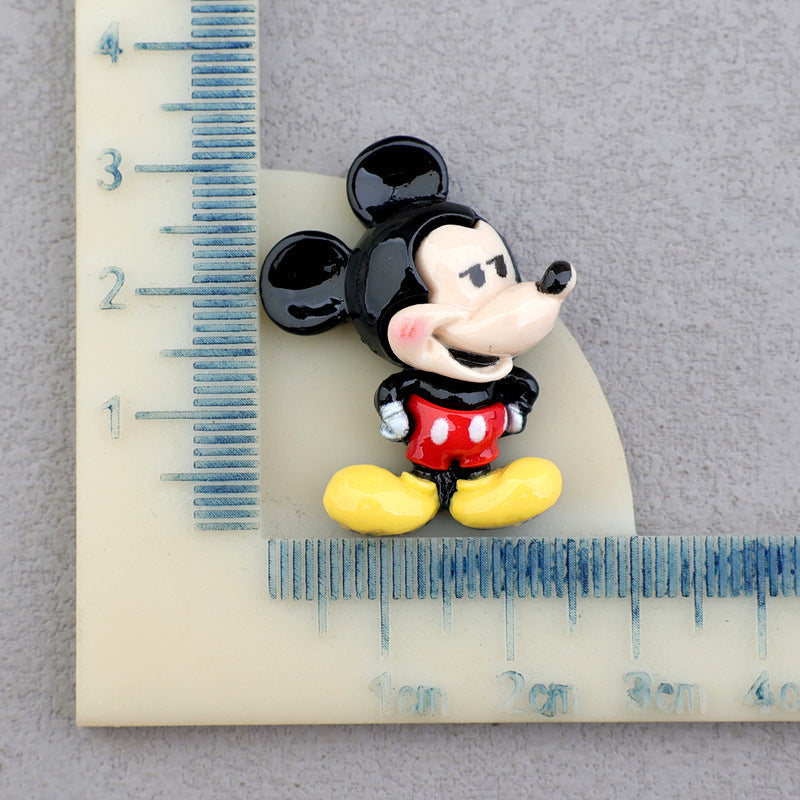 Micky Family Flatback Resin Big Charms