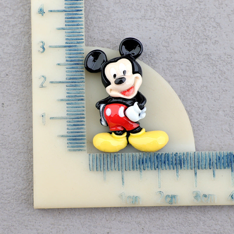 Micky Family Flatback Resin Big Charms