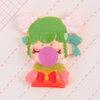 Bubble Girls Flatback Resin Charms