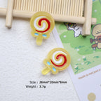 Luminous Lollipops Flatback Resin Charms