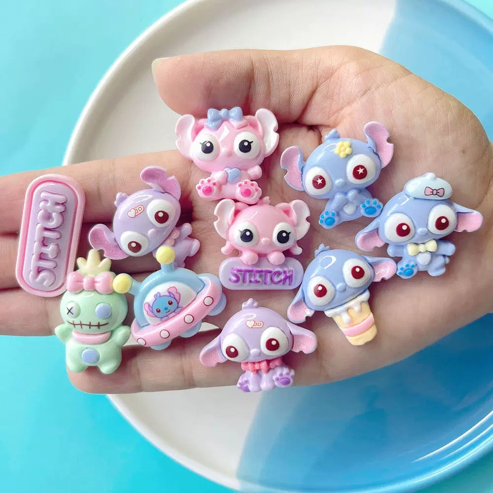New Stitch Series Flatback Resin Charms