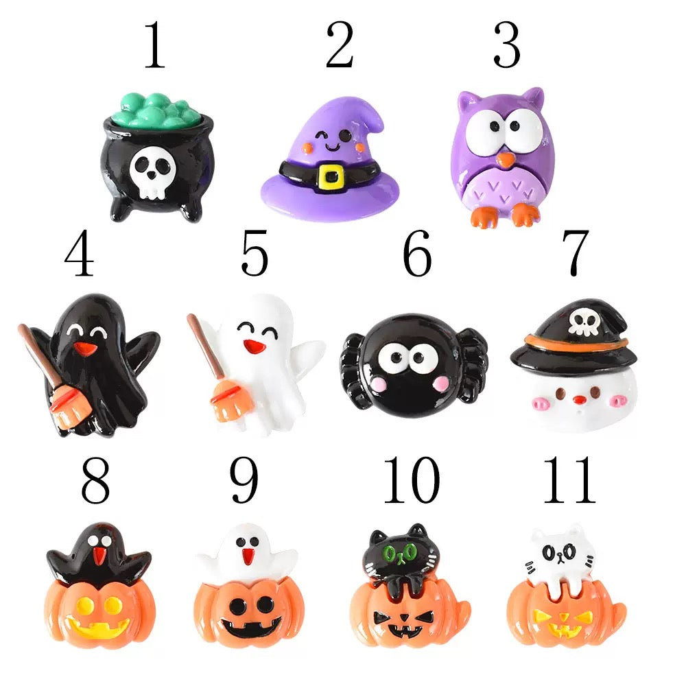 Hollowen Series Flatback Resin Charms