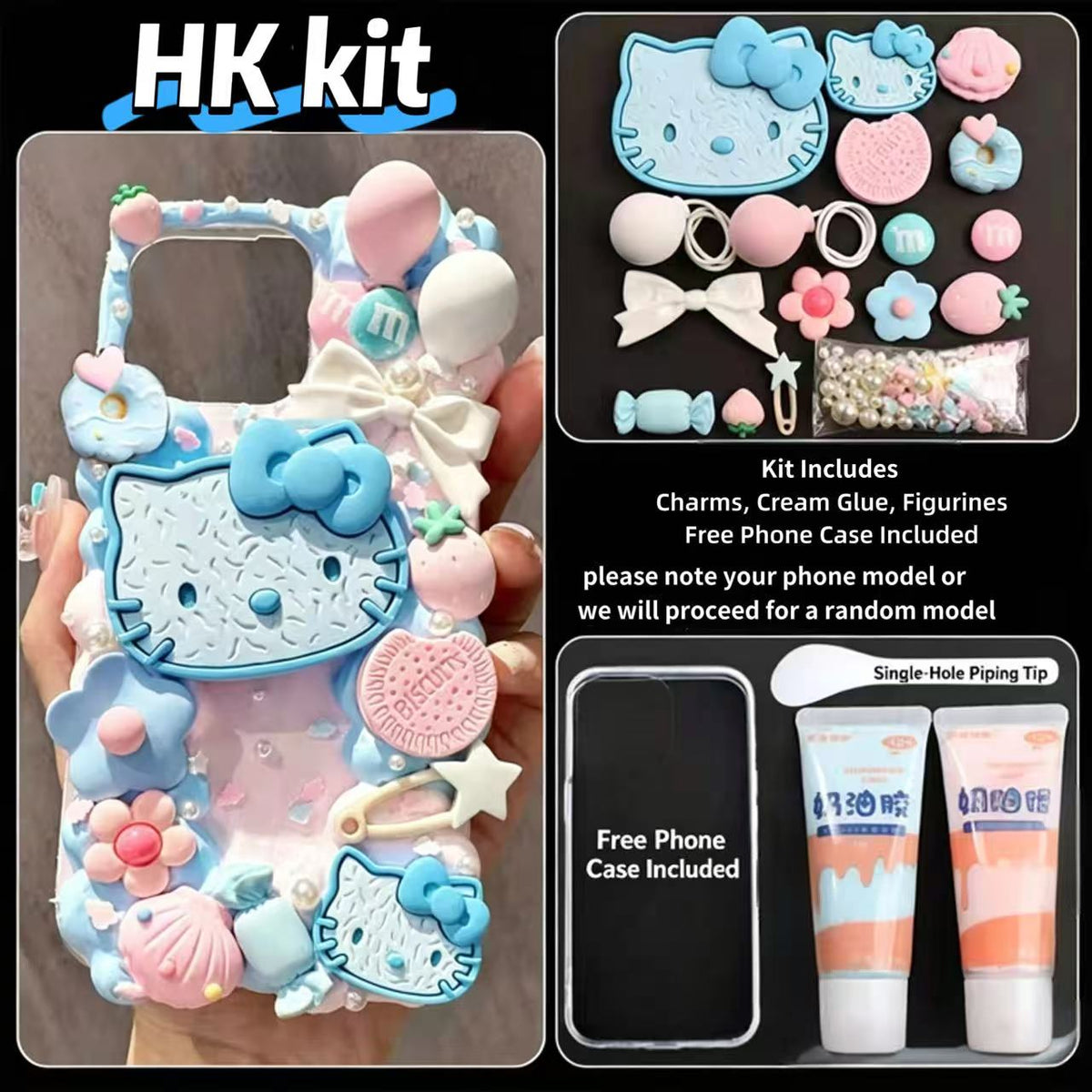 Phone Case Charms Kit