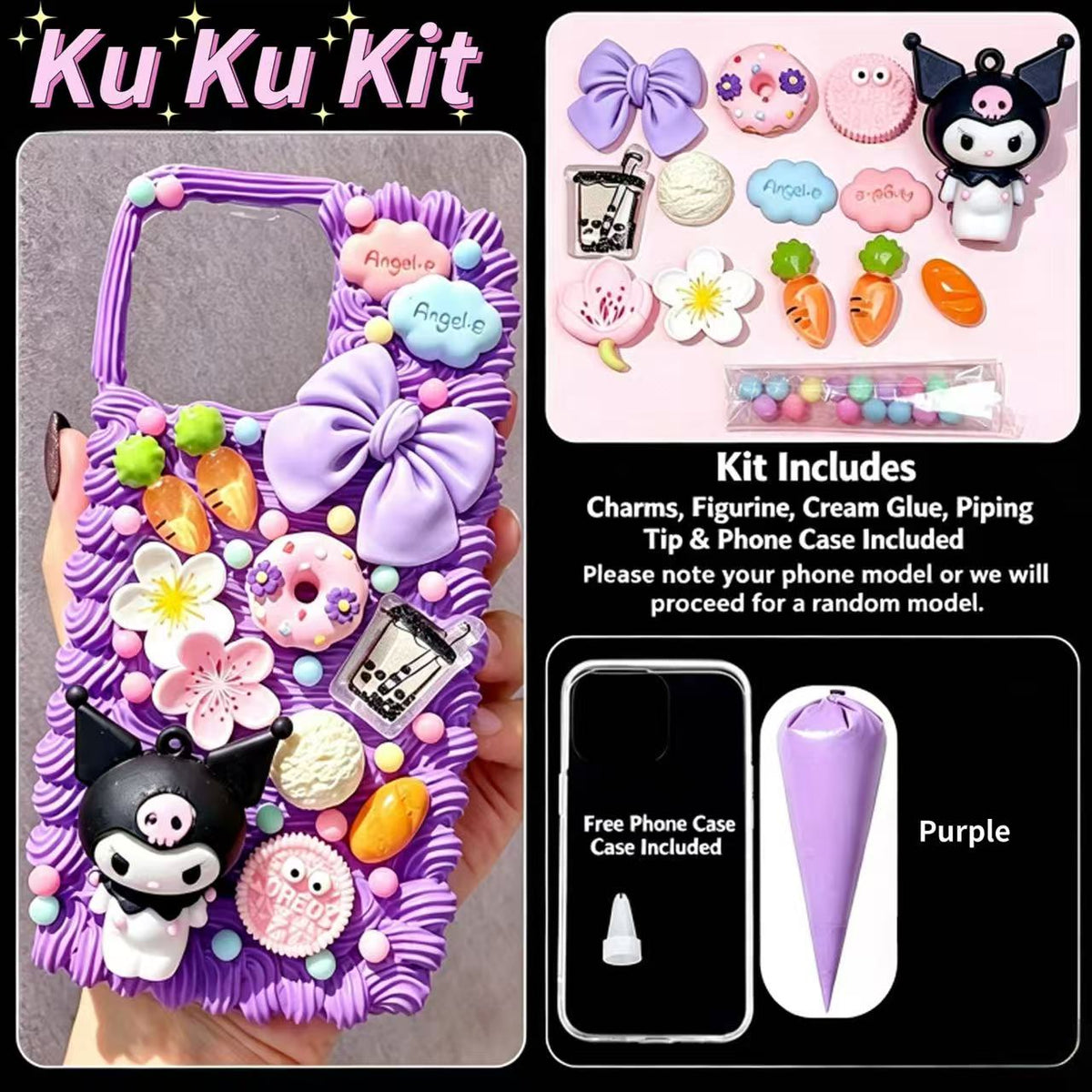 Phone Case Charms Kit