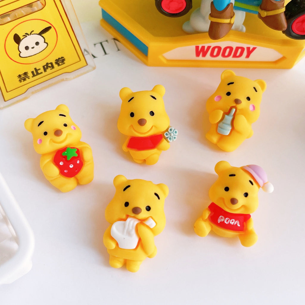 Winnie the Pooh Flatback Resin Charms