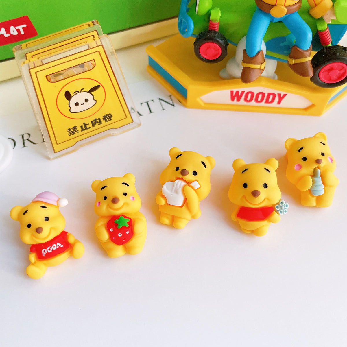 Winnie the Pooh Flatback Resin Charms